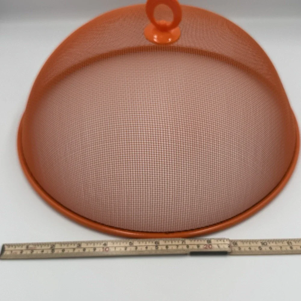Orange Domed  Food‎ Cover Protective Screen